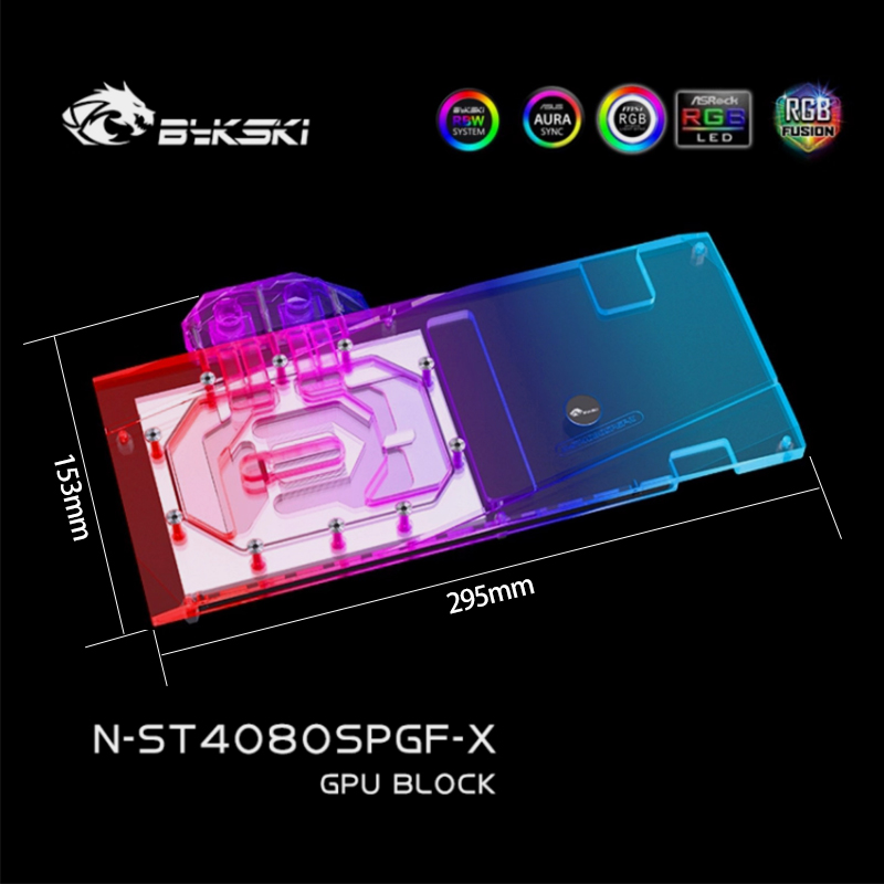 Rtx 4080 Super 16Gb - Bykski N-ST4080SPGF-X GPUブロック（Zotac GeForce RTX 4080